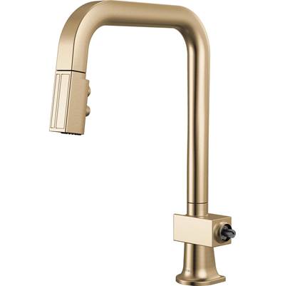Brizo 63023LF-GLLHP - Pull-Down Faucet With Square Spout - Les