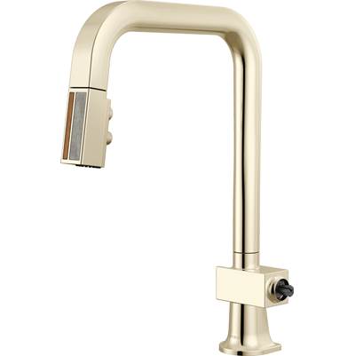 Brizo 63023LF-PNWDLHP - Pull-Down Faucet With Square Spout - Les