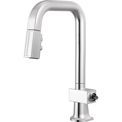 Brizo 63923LF-PCLHP - Pull-Down Prep Faucet With Square Spout