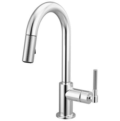 Brizo 63943LF-PC - Pull-Down Prep Faucet With Arc Spout - K