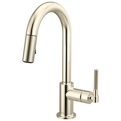 Brizo 63943LF-PN - Pull-Down Prep Faucet With Arc Spout - K