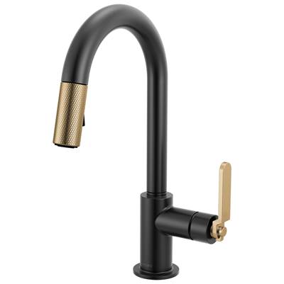 Brizo 63944LF-BLGL - Pull-Down Prep Faucet With Arc Spout - I