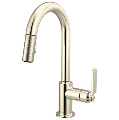 Brizo 63944LF-PN - Pull-Down Prep Faucet With Arc Spout - I
