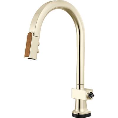 Brizo 64022LF-PNWDLHP - Smarttouch Pull-Down Faucet With Arc Spo
