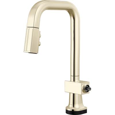 Brizo 64923LF-PNLHP - Smarttouch Pull-Down Prep Faucet With Sq