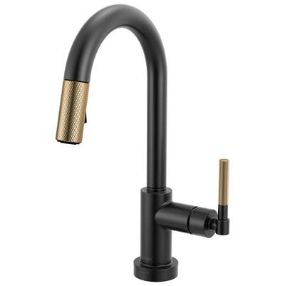 Brizo 64943LF-BLGL - Smarttouch Pull-Down Prep Faucet With Ar