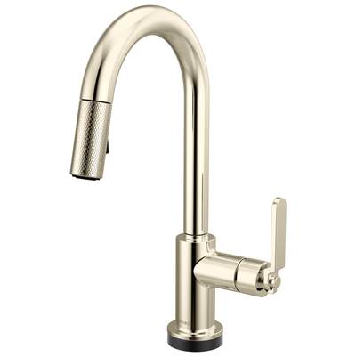 Brizo 64944LF-PN - Smarttouch Pull-Down Prep Faucet With Ar