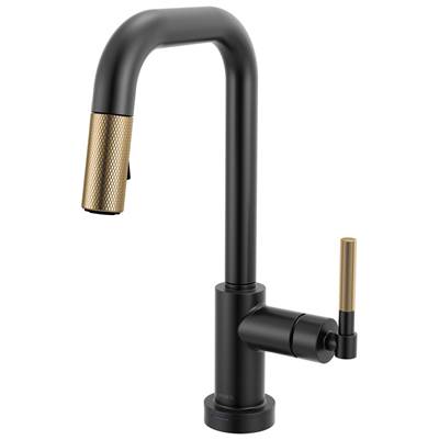 Brizo 64953LF-BLGL - Smarttouch Pull-Down Prep Faucet With Sq