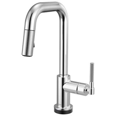 Brizo 64953LF-PC - Smarttouch Pull-Down Prep Faucet With Sq