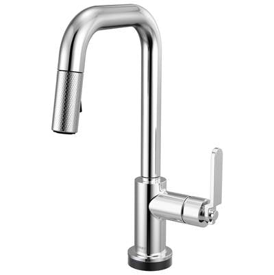 Brizo 64954LF-PC - Smarttouch Pull-Down Prep Faucet With Sq