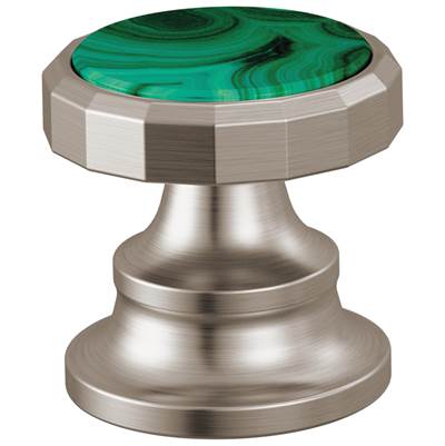 Brizo HI5365-NKMC - Ws Handle - Wheel - Malachite Insert
