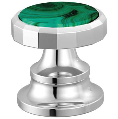 Brizo HI5365-PCMC - Ws Handle - Wheel - Malachite Insert