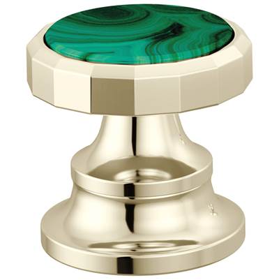 Brizo HI5365-PNMC - Ws Handle - Wheel - Malachite Insert