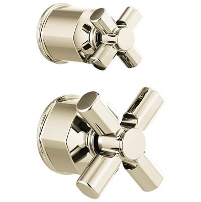 Brizo HX75P76-PN - Pressure Balance Valve With Diverter Trim Handle Kit - Cross
