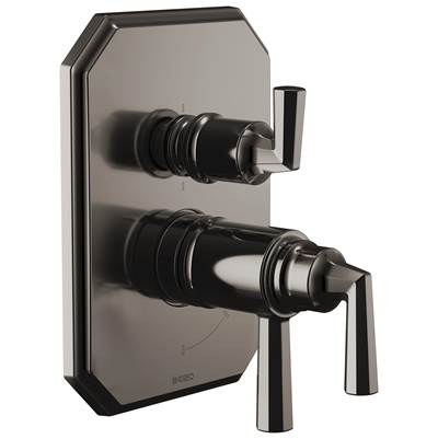 Brizo T75665-BNX - Therm W/Int 6F Div Trim - With Lever