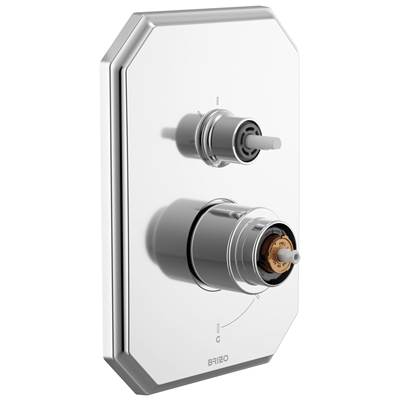 Brizo T75P565-PCLHP - Pbal W/Int 3F Div Trim - Less Handles
