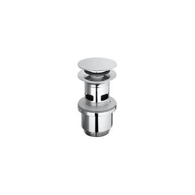 Catalano 9050310061 - Ca-Push Button Chrome-Brass Flat Drain, 9050310061, Chrome