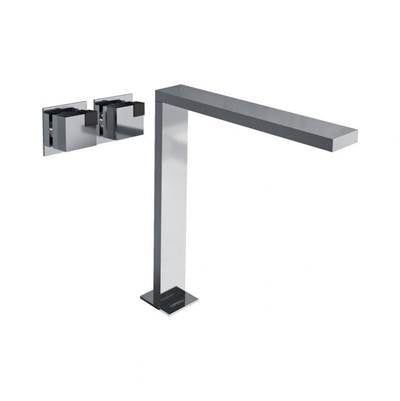 Carimali OCB1502ESTCHMB - Ocube Wall-Mounted High Controls Washbasin Mixer