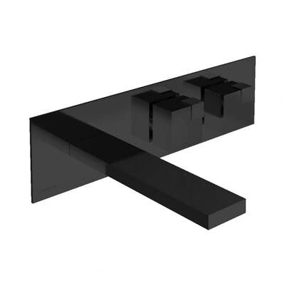 Carimali OCB2501ESTMB - Ocube Wall-Mounted Washbasin Mixer