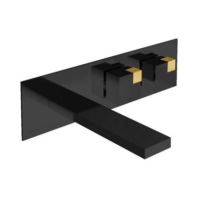 Carimali OCB2501ESTMBBG - Ocube Wall-Mounted Washbasin Mixer