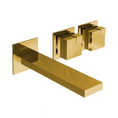 Carimali OCB2502ESTBG - Ocube Wall-Mounted Washbasin Mixer