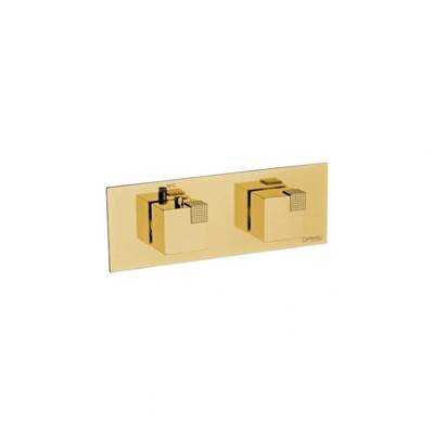 Carimali OCB4101ESTOBG - Ocube Horizontal Thermostatic Valve Sharing 2-Way | 3-Way