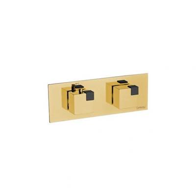 Carimali OCB4101ESTOBGMB - Ocube Horizontal Thermostatic Valve Sharing 2-Way | 3-Way