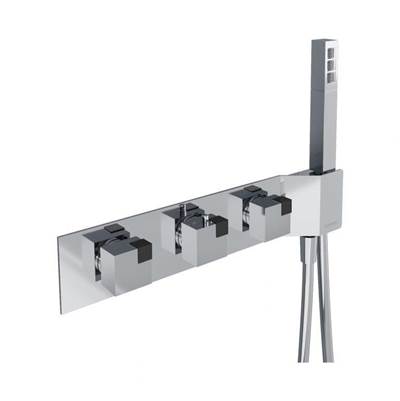 Carimali OCB5103ESTCHMB - Ocube Built-In Shower Mixer 4-Way | 5-Way