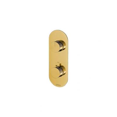 Carimali QTM4101ESTBG - Qtime 1/2'' Thermostatic Sharing 2-Way | 3-Way
