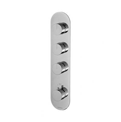 Carimali QTM4202ESTCH - Qtime 1/2'' Thermostatic 3-Shut-Off