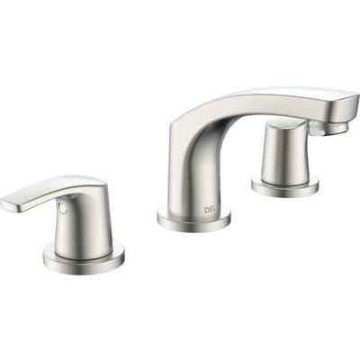 Delta 3534LF-SS-LPU - Two Handle Widespread Lavatory Faucet - Less Pop-Up
