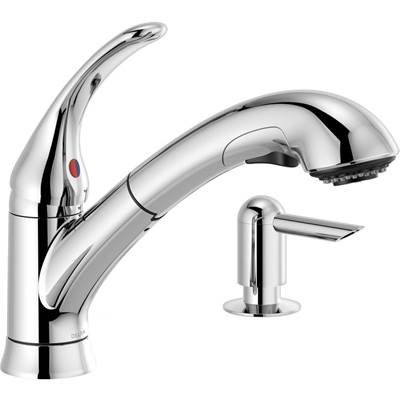 Delta 4362LF-SD - Single Handle Kitchen Pullout Faucet