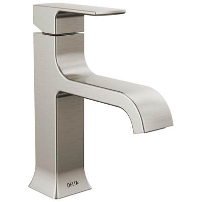 Delta 539-SSMPU-DST - Single Handle Bathroom Faucet Curved Spo