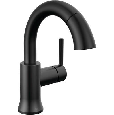 Delta 559HAR-BLPD-DST - Single Handle Pull Down Bathroom Faucet