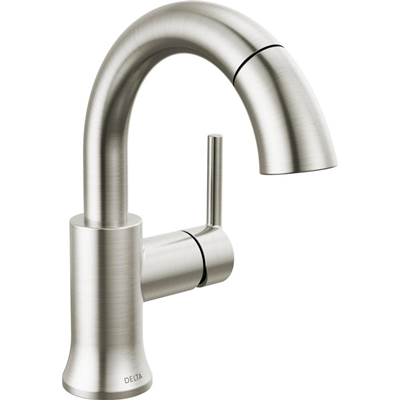 Delta 559HAR-SSPD-DST - Single Handle Pull Down Bathroom Faucet