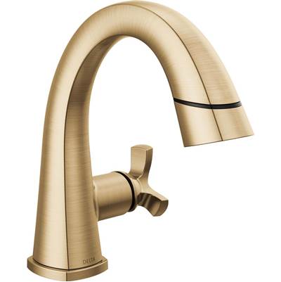 Delta 5776-CZPD-PR-DST - Single Handle Pull Down Bathroom Faucet