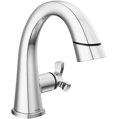 Delta 5776-PD-PR-DST - Single Handle Pull Down Bathroom Faucet