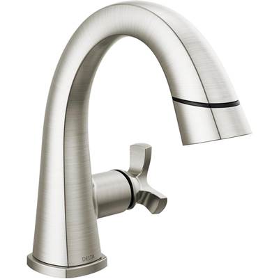 Delta 5776-SSPD-PR-DST - Single Handle Pull Down Bathroom Faucet