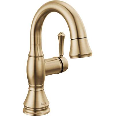 Delta 597-CZPD-DST - Single Handle Pull Down Bathroom Faucet