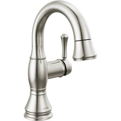Delta 597-SSPD-DST - Single Handle Pull Down Bathroom Faucet