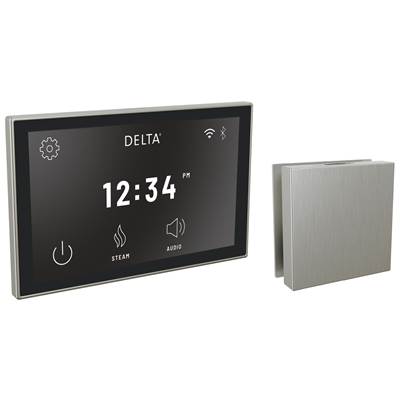 Delta 5CH-550L-SS-PR - Steamscape Linear Square Delu Xe Package Stainless