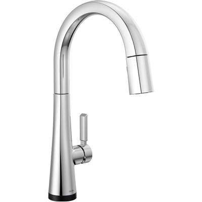 Delta 9191T-PR-DST - Single Handle Pull-Down Kitchen Faucet With Touch2O Technolo