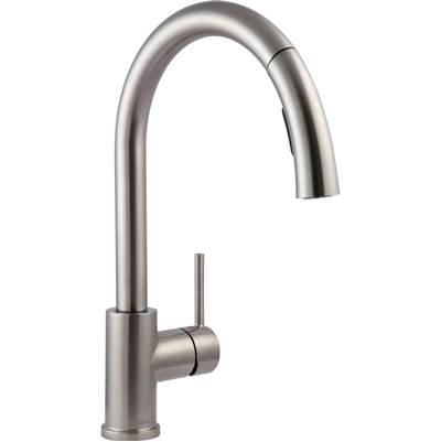 Delta 976LF-SS-1.5 - Single Handle Pull Down Kitchen Faucet-1.5