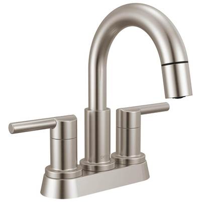 Delta 25749LF-SSPD - Centerset Pull-Down Bathroom Faucet 2L