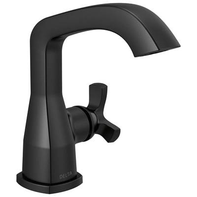 Delta 5766-BLLPU-DST - Single Handle Bathroom Faucet Less Popup