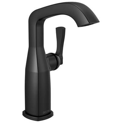 Delta 676-BL-DST - Single Handle Mid Height Bathroom Faucet