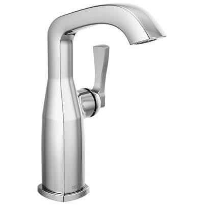 Delta 676-PR-DST - Single Handle Mid Height Bathroom Faucet