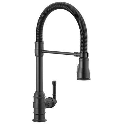 Delta 9690-BL-DST - Spring Spout Pd Kitchen W/Shieldspray 1L