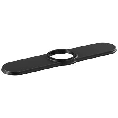 Delta RP100845BL - Escutcheon Matte Black Asket, Nut