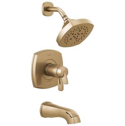 Delta T17T476-CZ-PR - 17 Thermostatic Tub And Shower Only